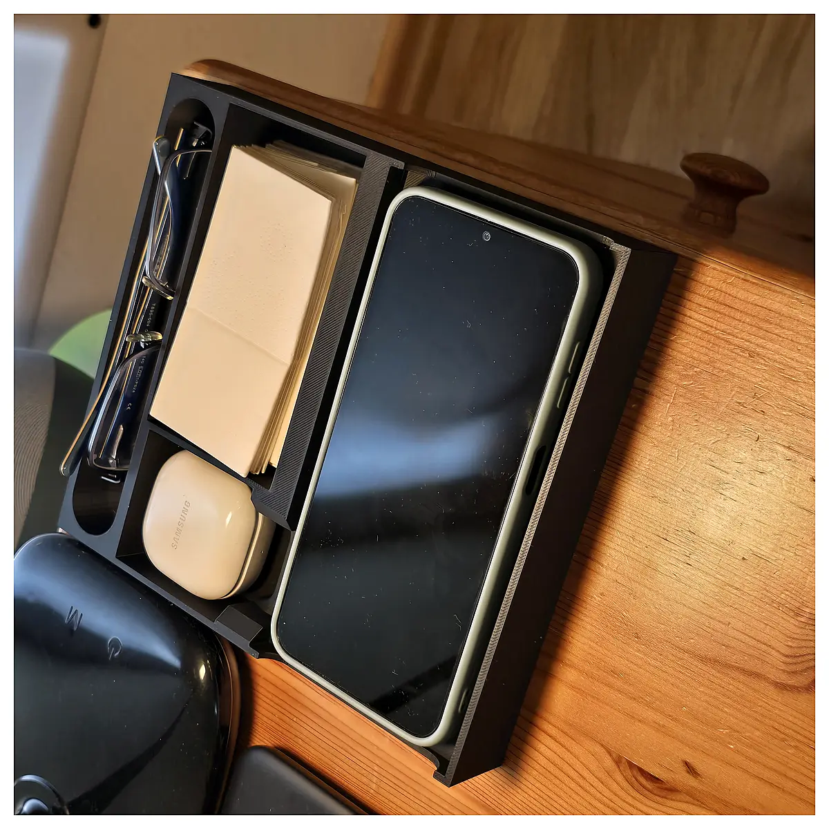 Nightstand Organizer Drawer Dividers Storage Box Desk Organizer Small Parts Compartments Multi Purpose