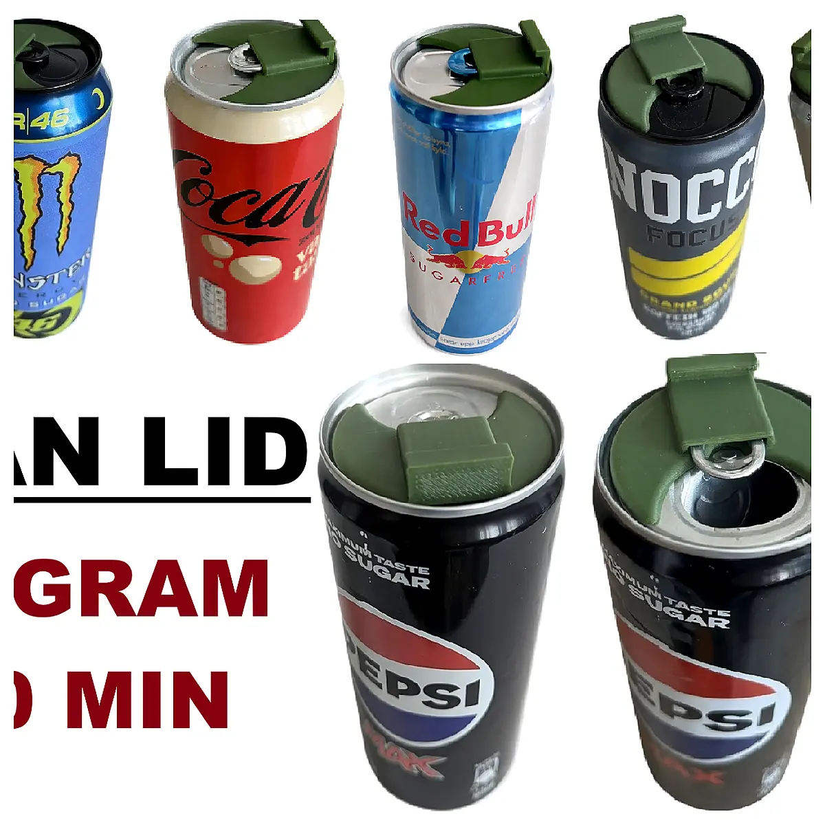 Can Lid Fits 250ml 330ml 500ml Cans Universal Lid Seal Replacement Parts Covers