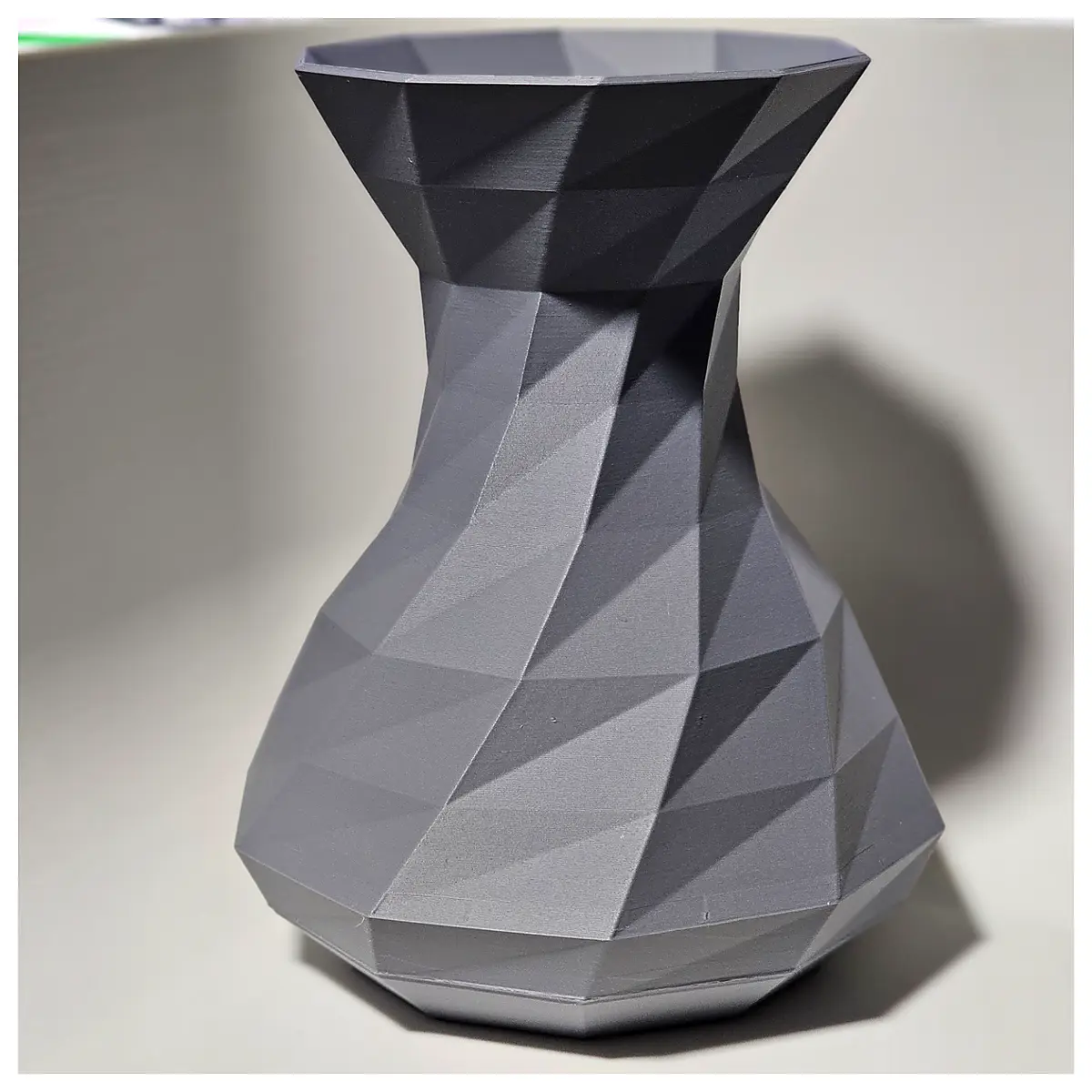 Low Poly Vase Modern Decor Home Accent Decorative Vase Geometric Vase Art Sculpture Gift Idea
