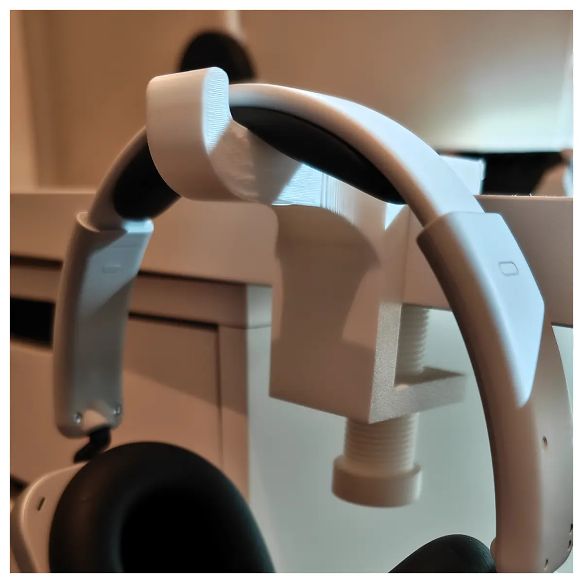 Headset Holder Desk Mount Stand Phone Holder Computer Stand Adjustable Support