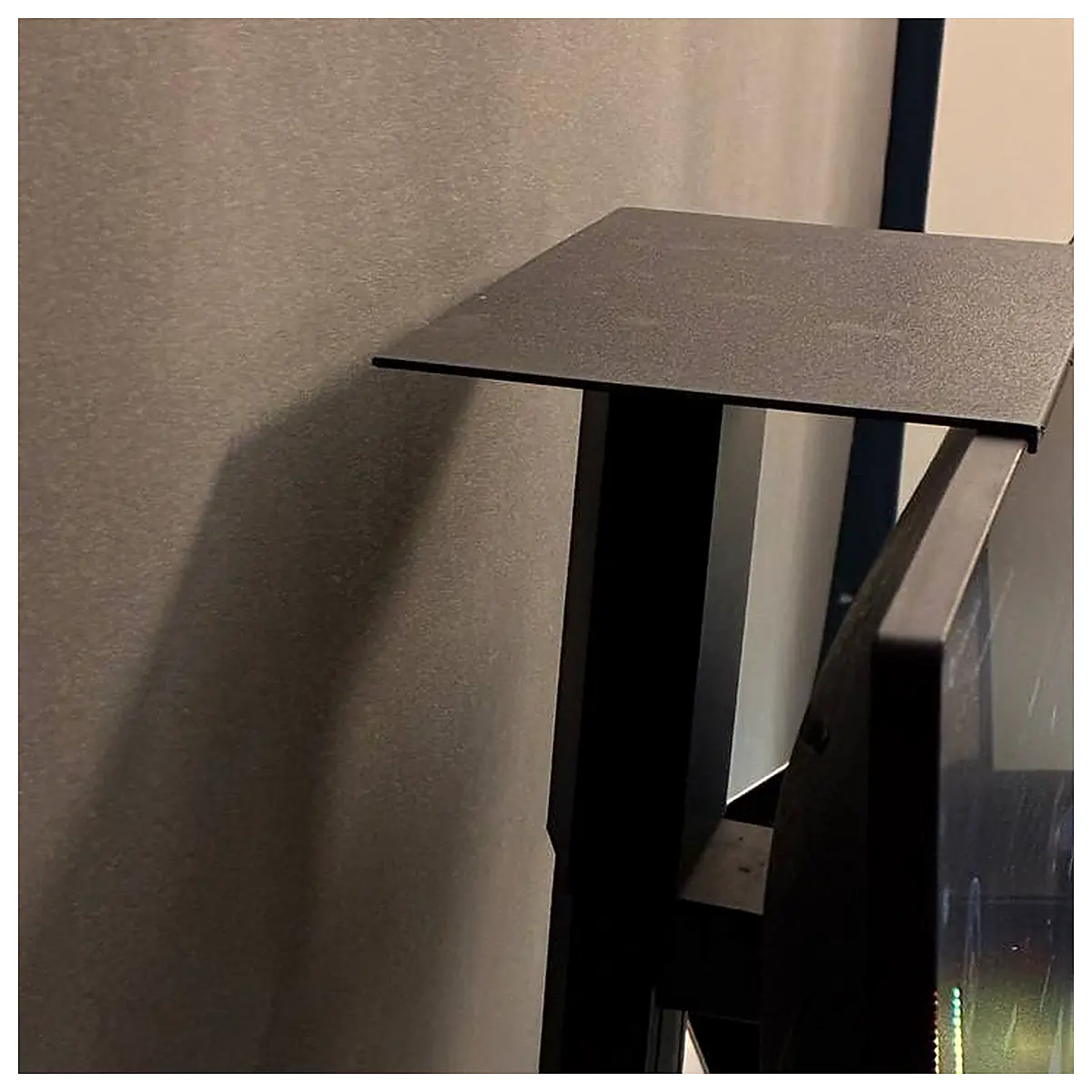 Monitor Shelf Mount Adjustable Desk Stand Display Holder Support Stabilize Your Screen