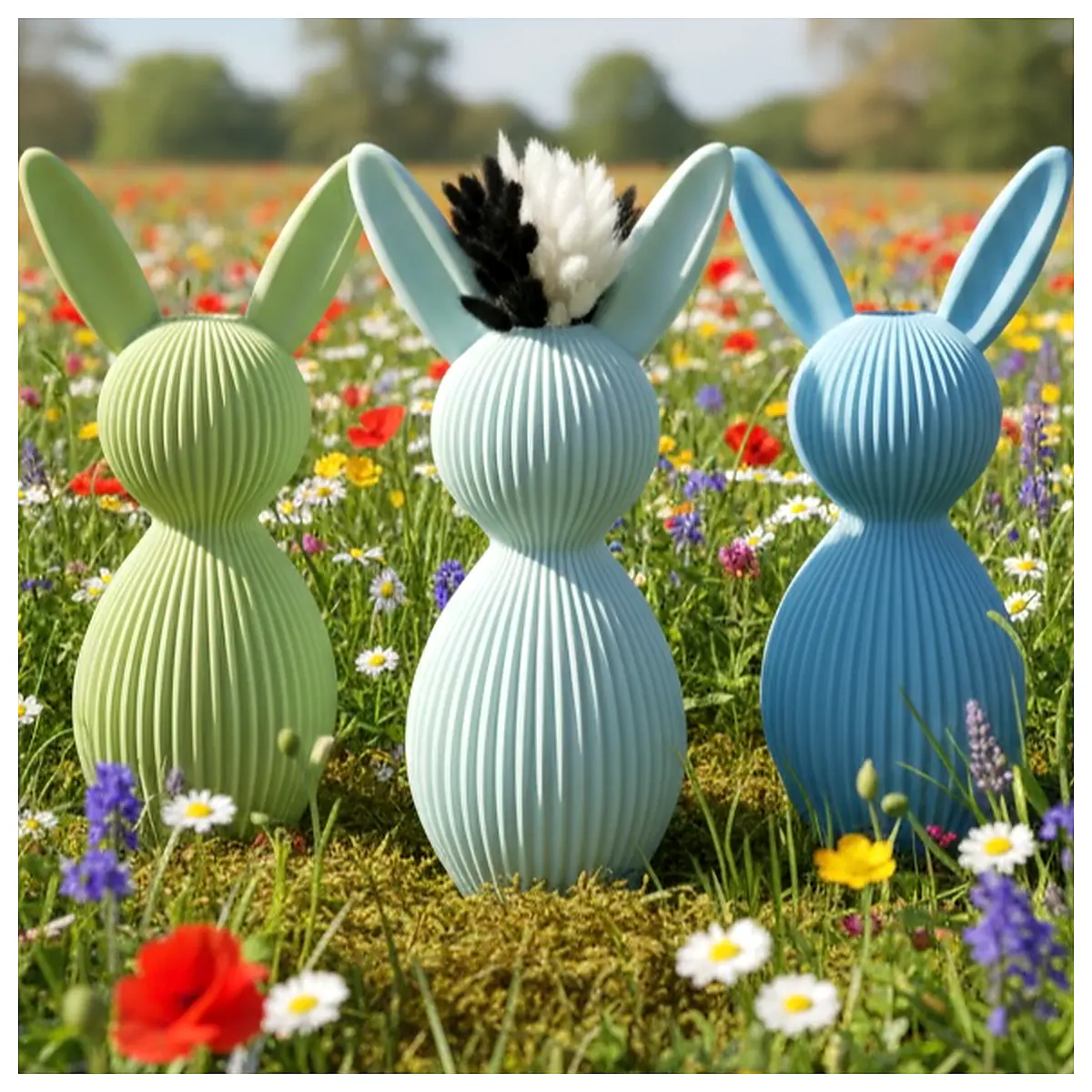 Easter Vase 50cm Decorative Vase Ceramic Holiday Gift Creative Display