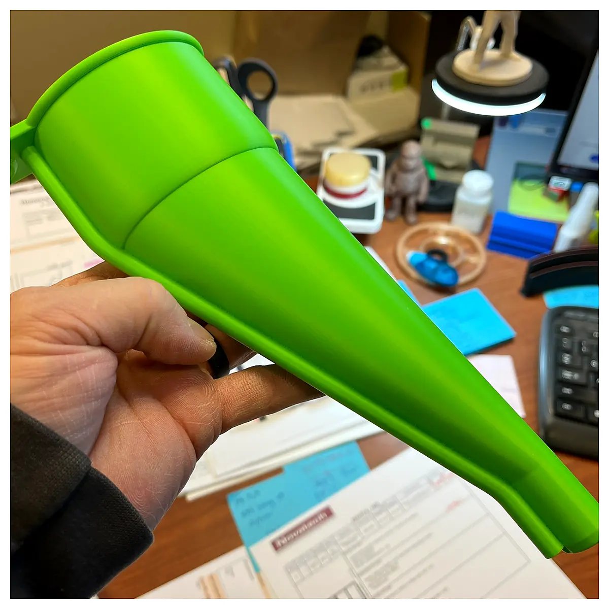 250mm Funnel with Breather Tube Parts Repair Industrial Piping Accessories