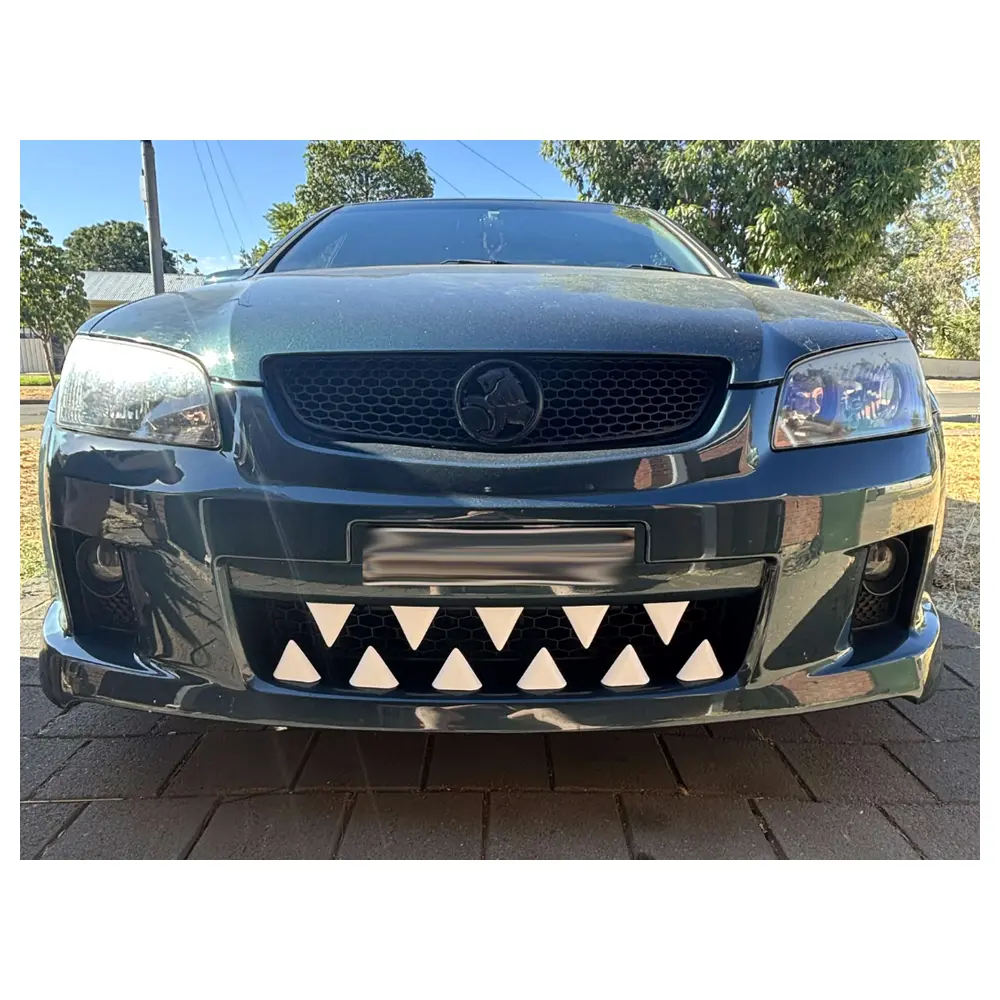 Shark Teeth Front Bumper Mod Car Accessories Vehicle Protection Mud Flaps Upgrade Parts
