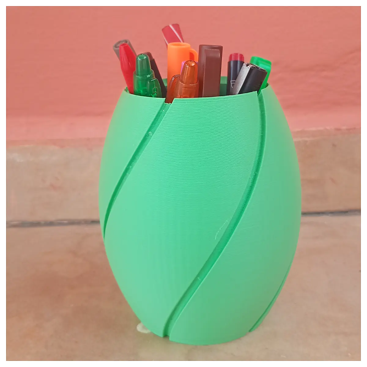 Multi Purpose Pencil Holder Vase Desk Organizer Creative Flower Pot Storage Supplies Parts Repair