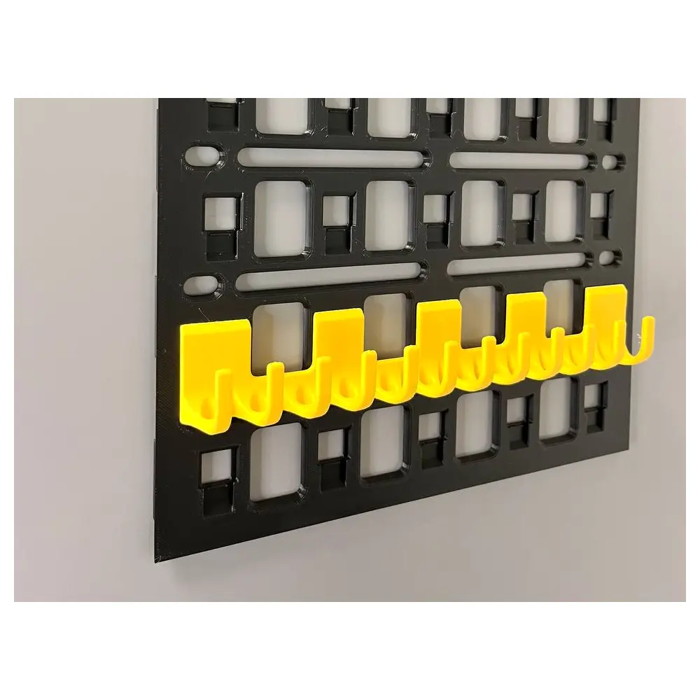 Multi Hook Rail Wall Decor Hanging System Wall Hooks Interior Design Modern Minimalist
