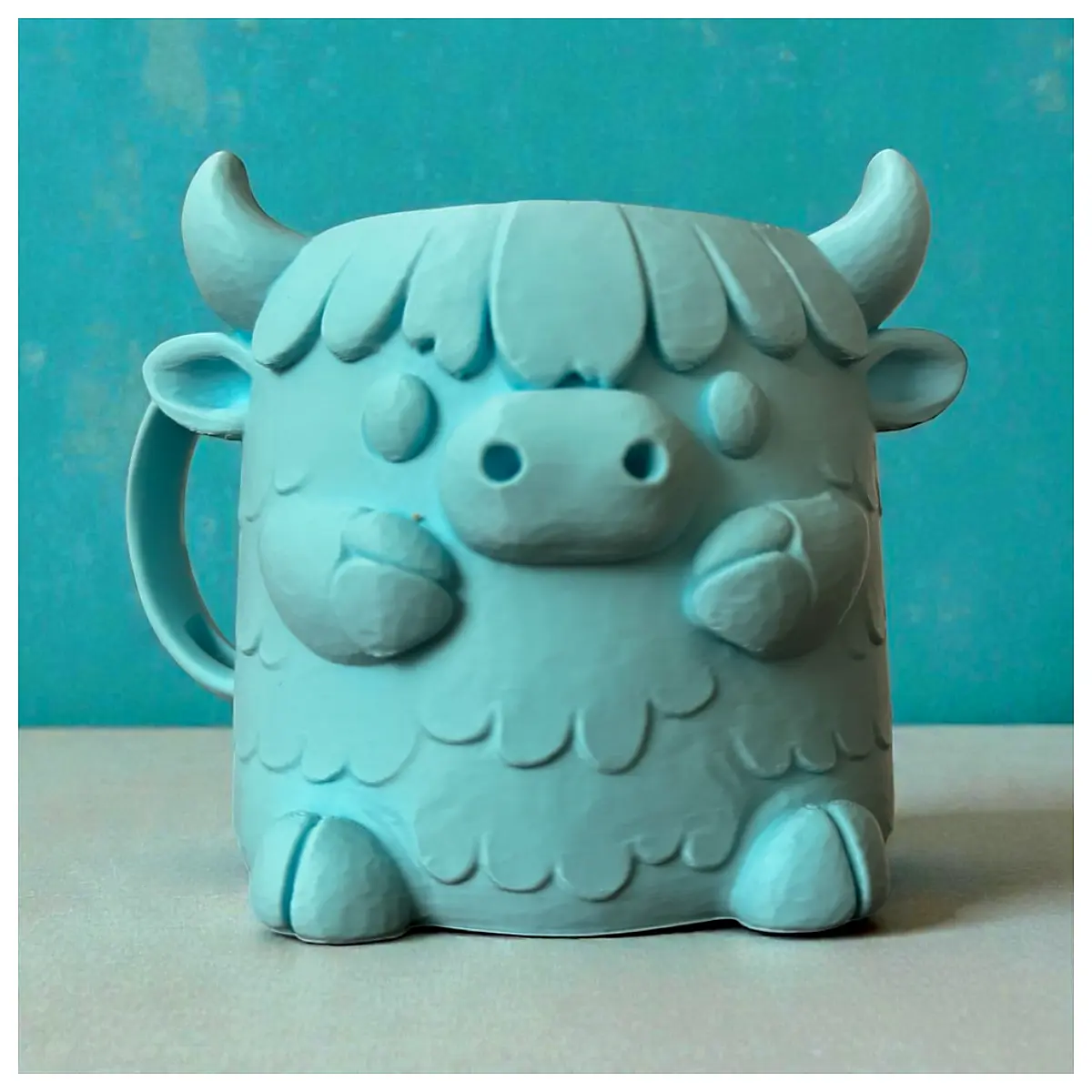Highland Cow Ice Cream Pint Holder Ice Cream Container Party Favors Party Supplies Holiday Gift