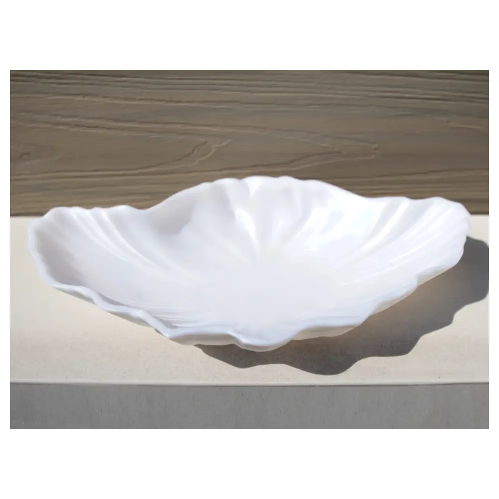 Shell Fruit Plate Art Decor Bowl Dish Ceramic Plate Decorative Bowl Shell Art Bowlware