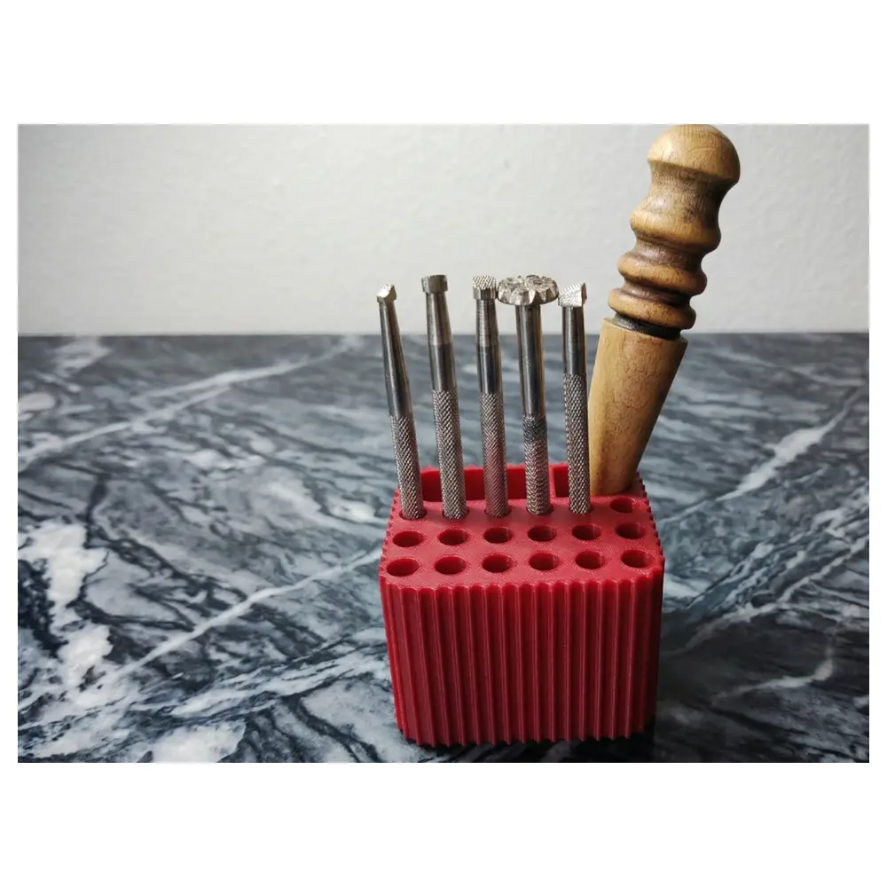 Leather Tool Organizer 18 Slots 8mm Crafting Tool Storage Repair Tool Universal Organizer Sewing Accessories Multi Tool Case