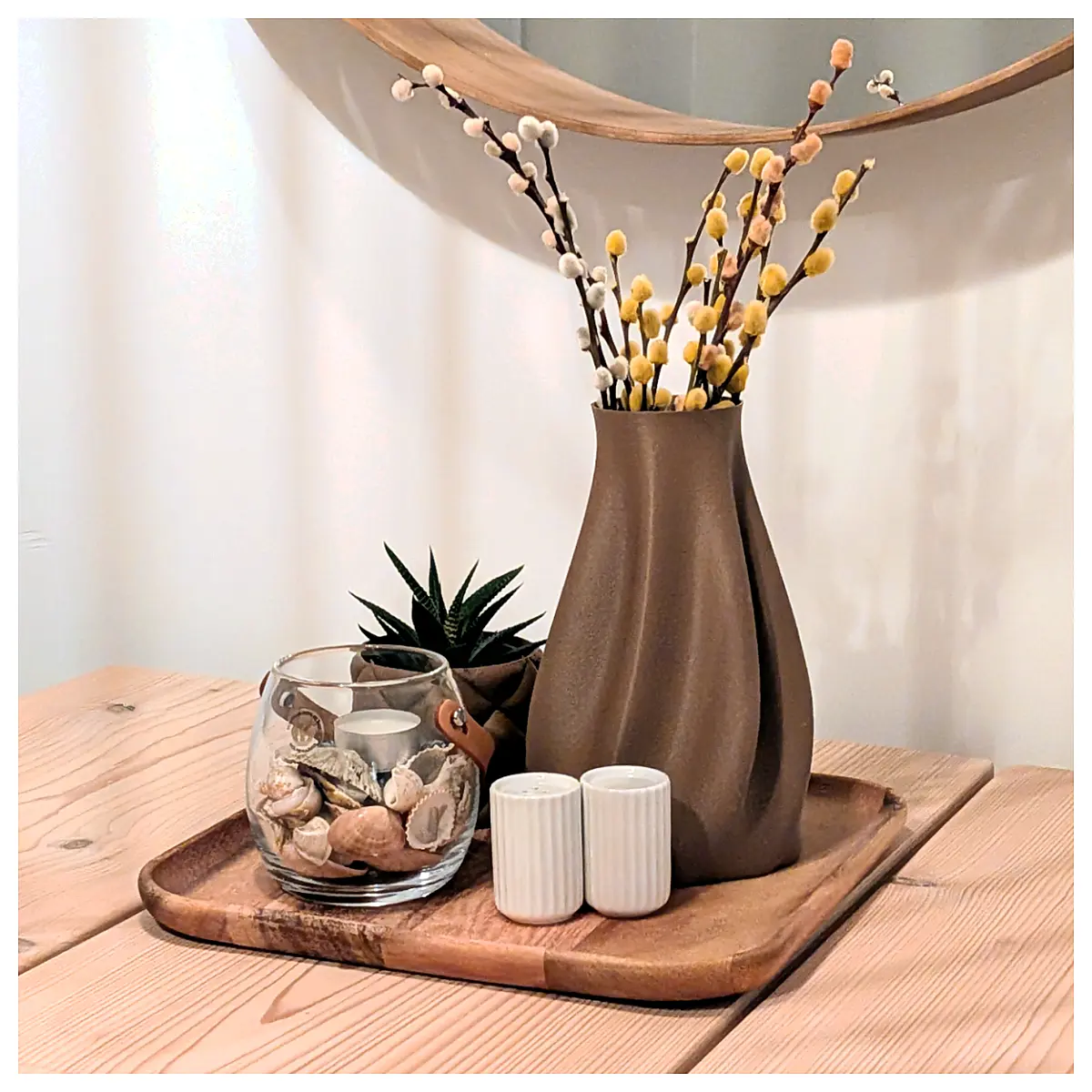 Vase for Dry Flowers Universal Vase Parts Repair Decoration Container