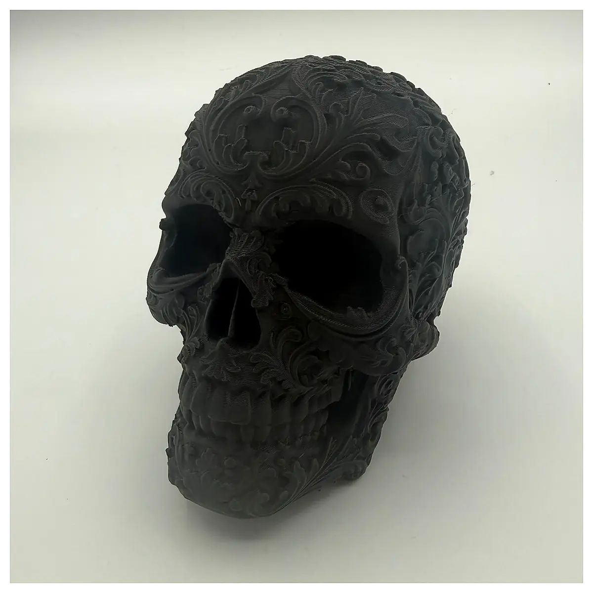 Baroque Skull Art Memento Mori Skull Decoration Grave Ornament Bone Model Memorial Gift