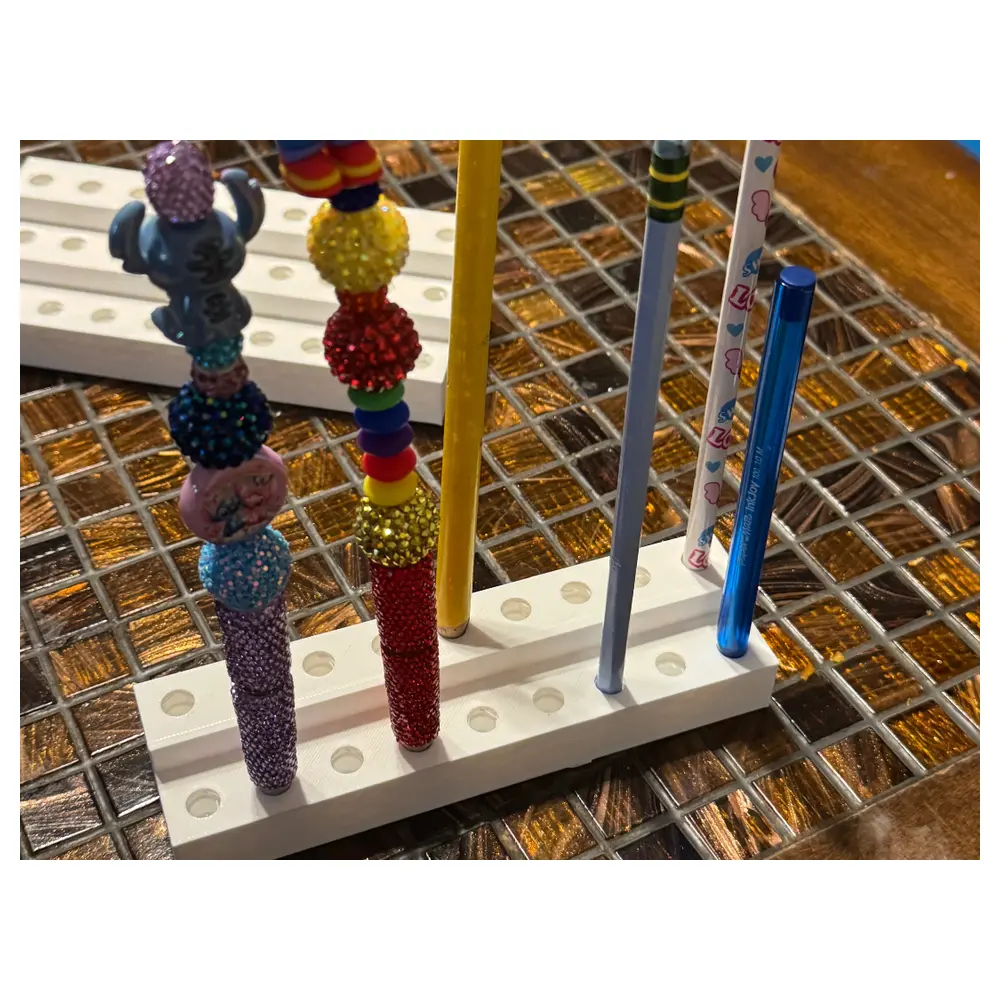 Two Tier Pen Pencil Display Stand Holder Organizer Office Supplies Retail Wholesale