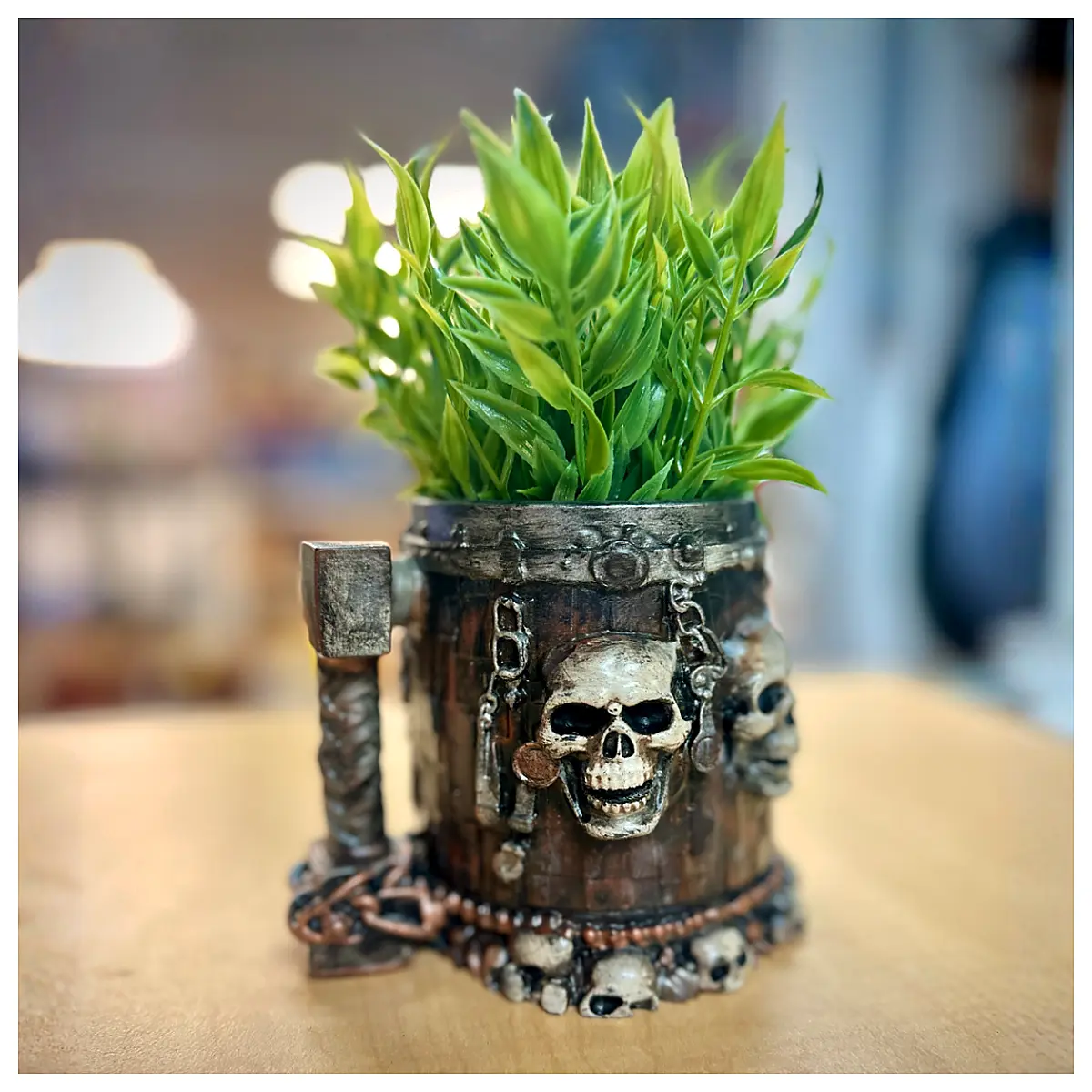 Skull Tankard Beer Mug Drinking Vessel Skull Decor Drinkware Beer Enthusiast Parts Accessories