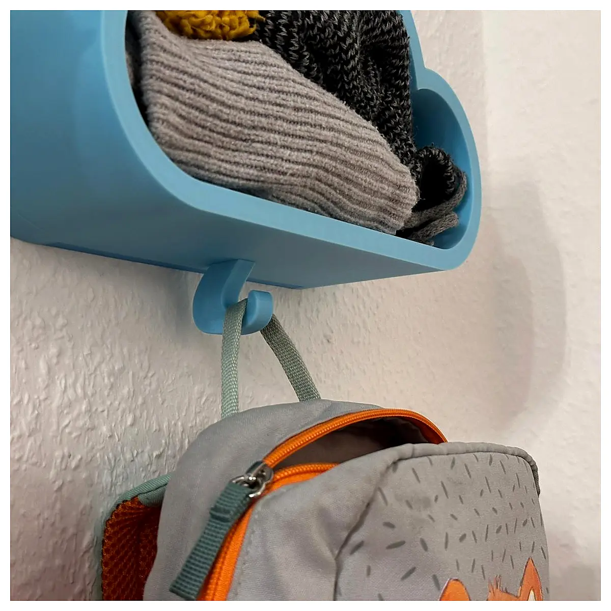 Wall Mounted Shelf with Hook Storage Solutions Hanging Shelves Wall Organizer Universal Shelf