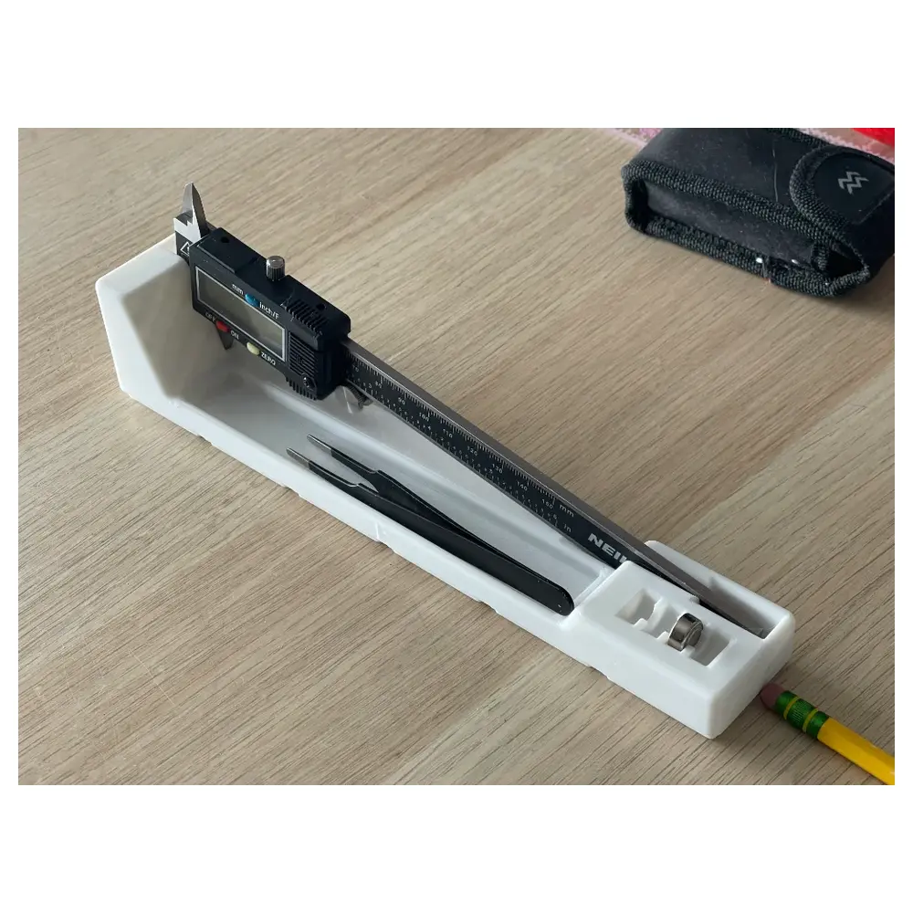Gridfinity Digital Caliper Holder Measurement Tool Parts Repair Measuring Device Dimensions