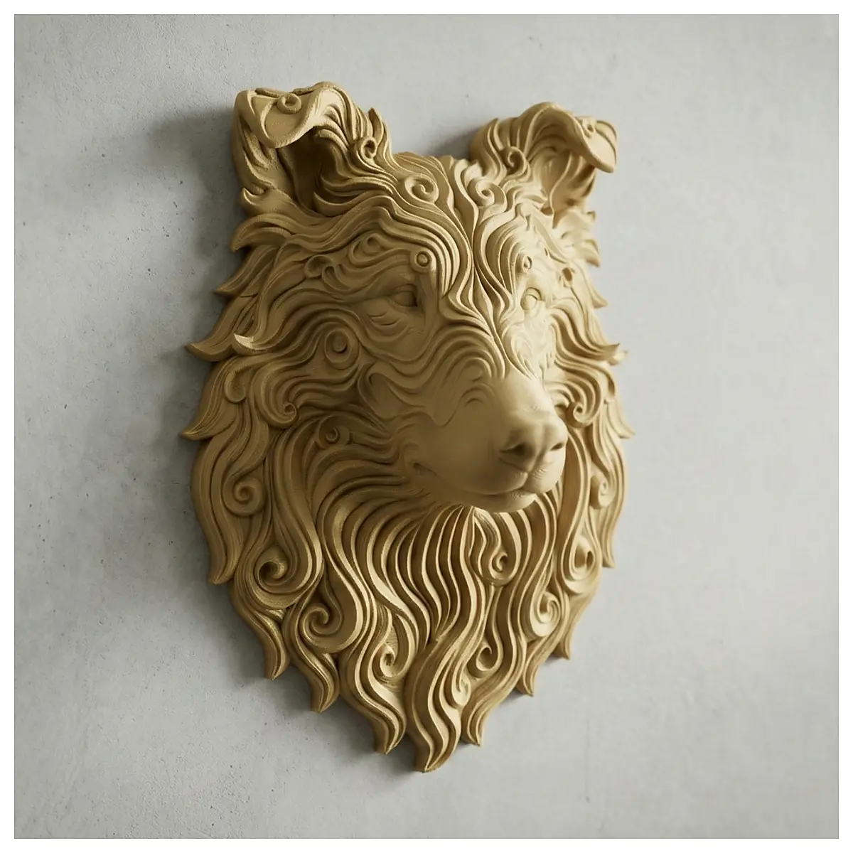 Wall Art Rustic Collie Painting Dog Decor Home Wall Hanging Pet Canvas Print Landscape Art