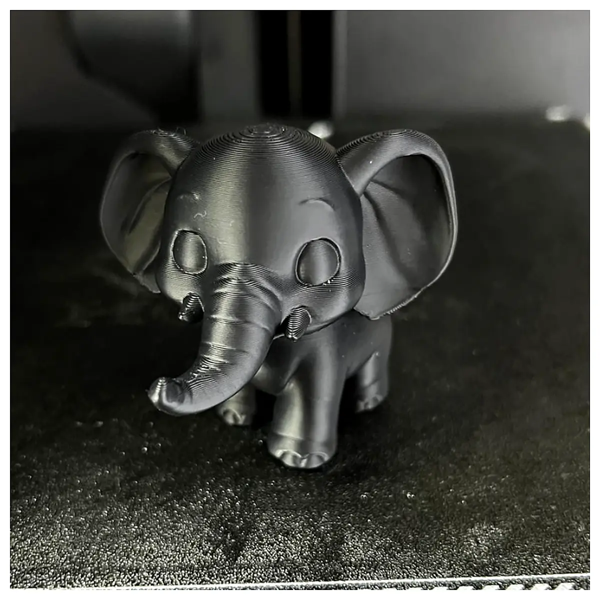 Cute Elephant 3D Figurine Realistic Handmade Desk Decor Gift Statue Collectible Toy