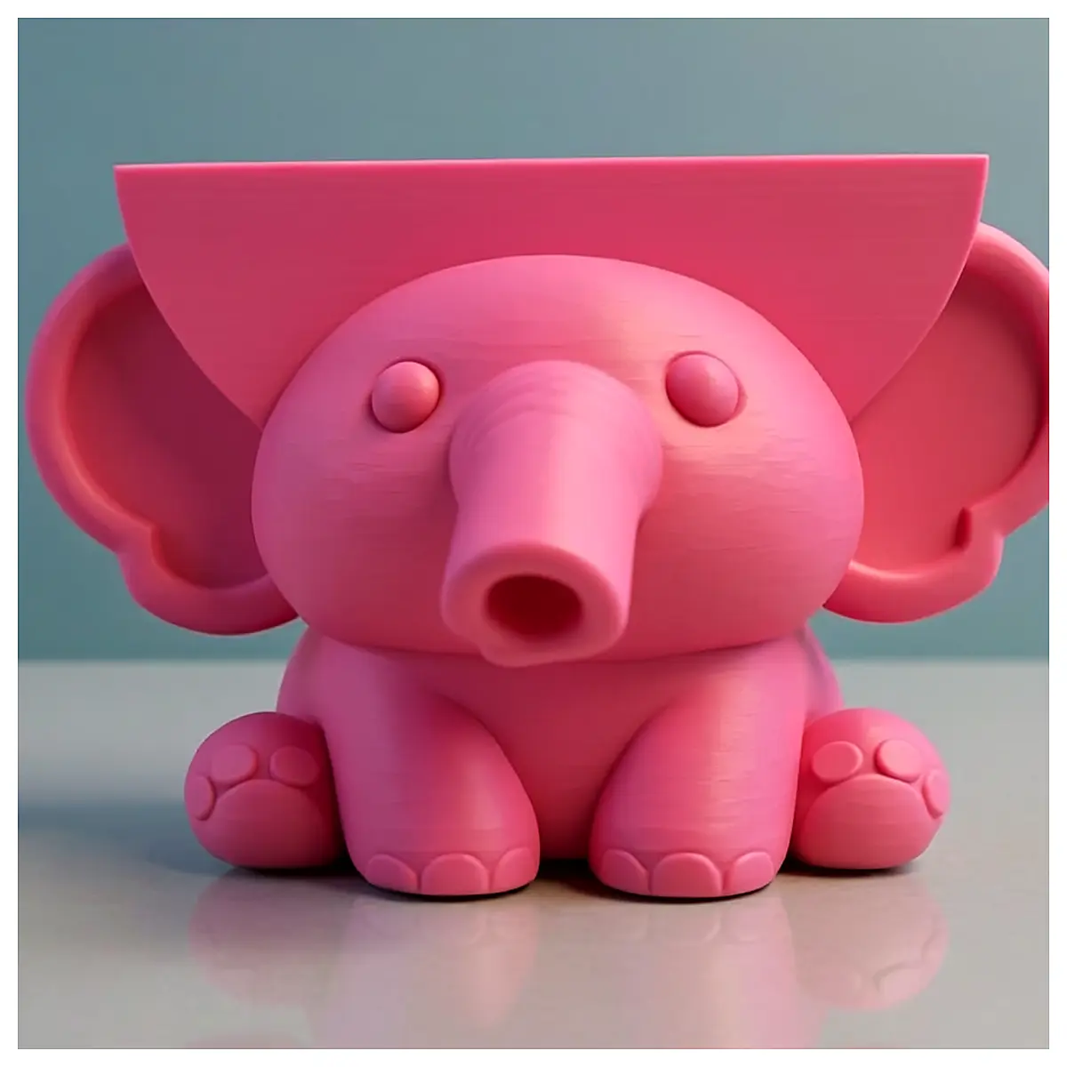 Barney Elephant Scrub Daddy Holder Organizer Cleaning Tool Kitchen Storage Toy Accessories