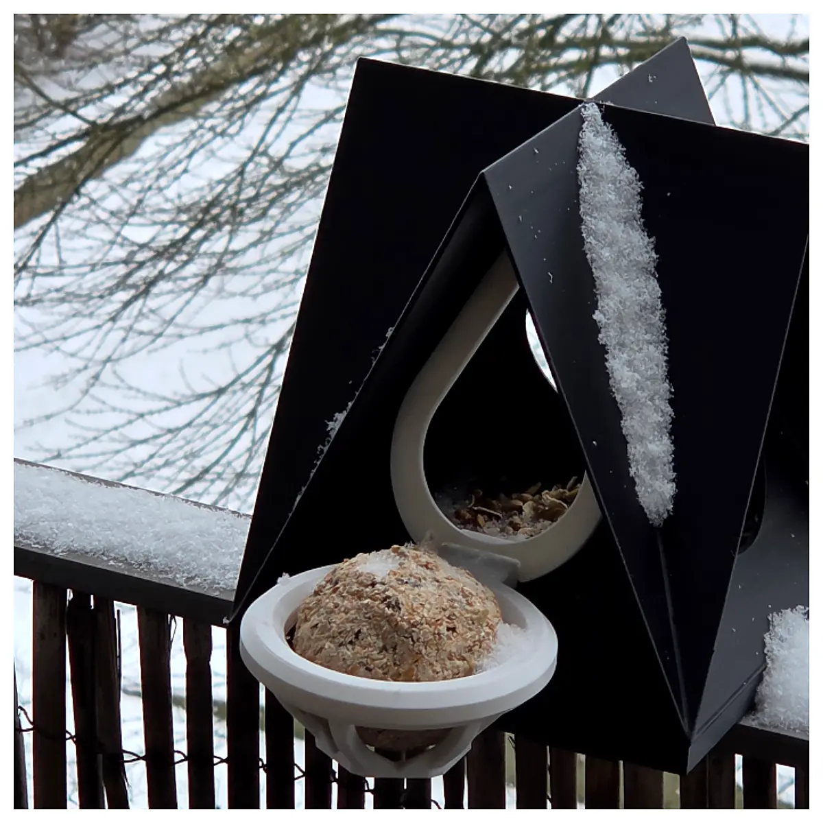 Suet Ball Holder Clip In Add On for Byrdee Bird Feeder Accessory Suet Cage Clip Bird Food Holder Attachment