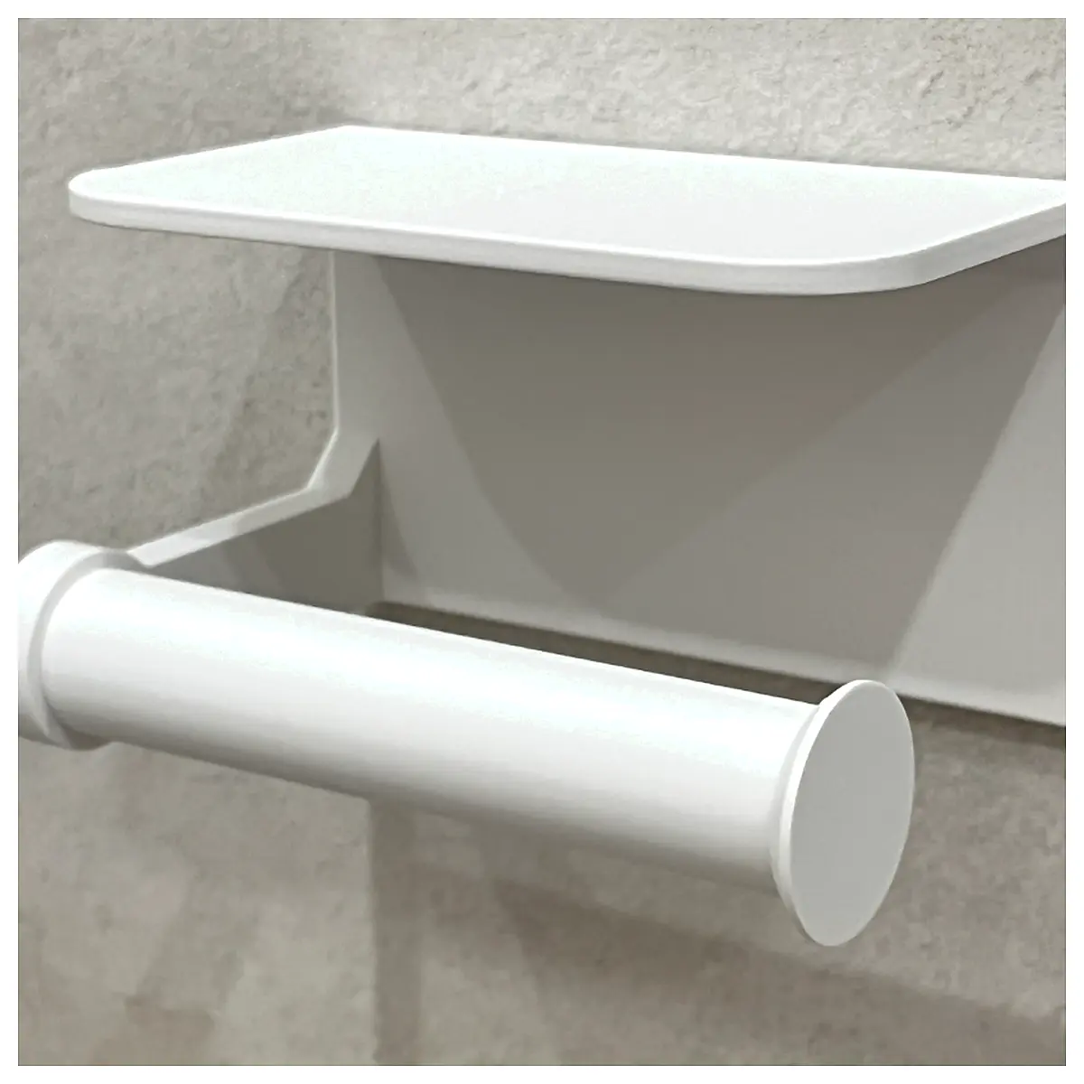Toilet Paper Holder Bathroom Shelf Holder Wall Mounted Organizer Accessory Storage Dispenser Multi Functional Bathroom Hardware