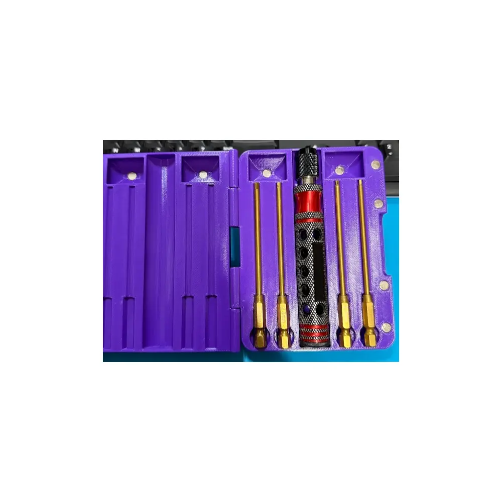 Magnetic Print in Place Hex Driver Case Repair Parts Universal Tool Set Accessory