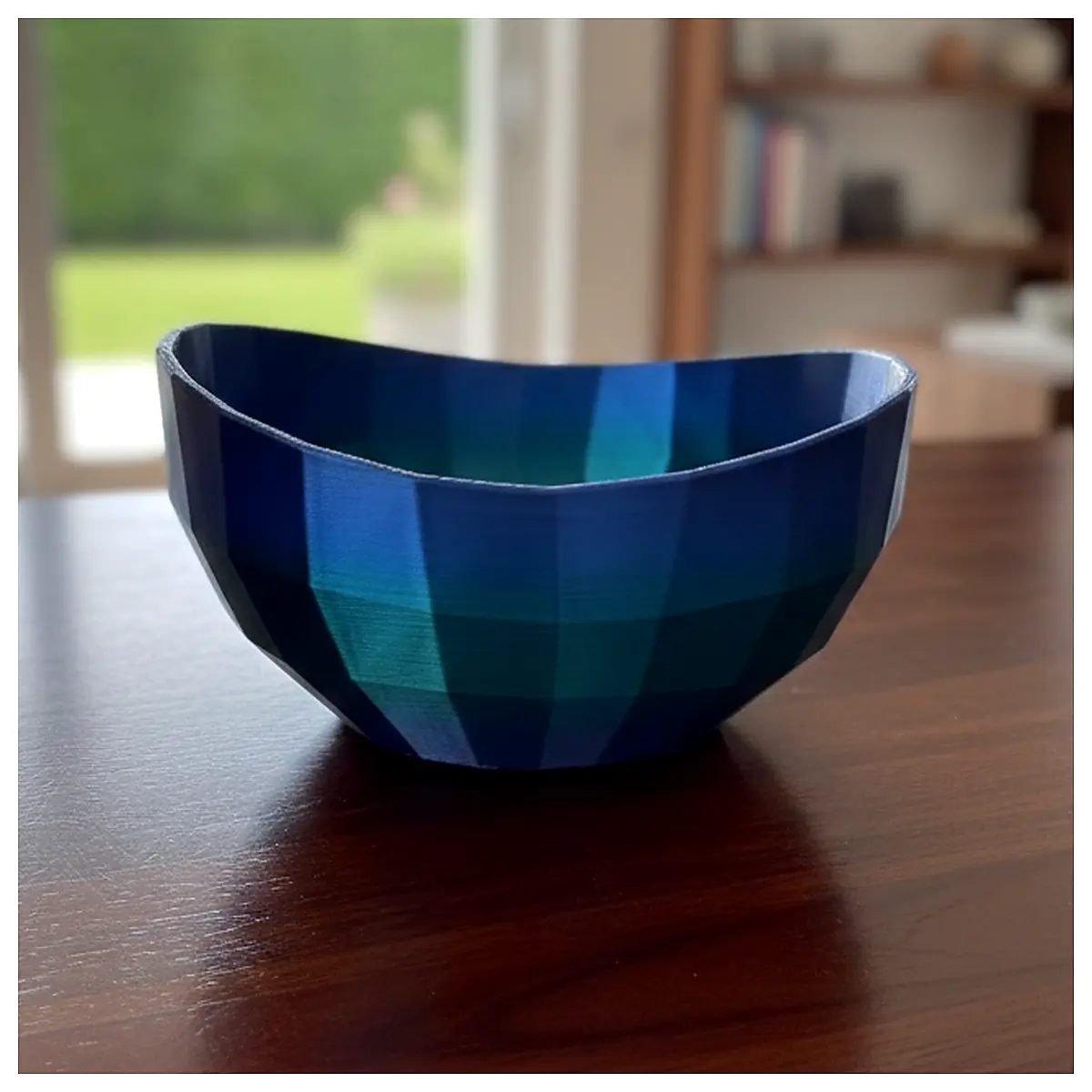 Low Poly Iridescent Bowl Ceramic Bowl Decorative Bowl ful Bowl Art Bowl Modern Home Decor Ceramic Accessories