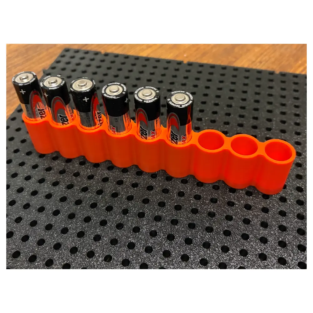 AA Battery Organizer Holder ToolGrid Battery Case Battery Storage Multi Tool Organizer Battery Pack