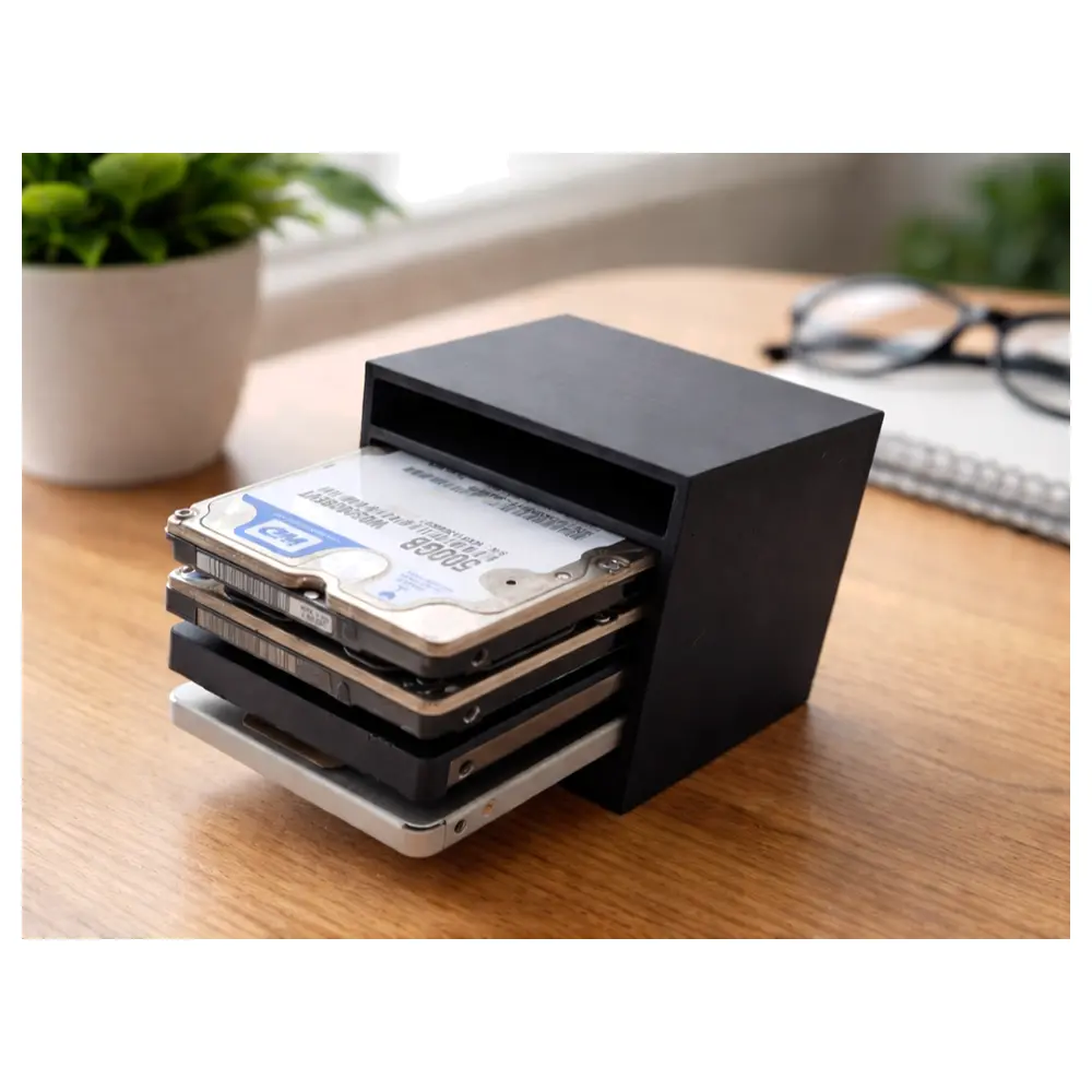 HDD Holder 5x25 Drive Rack Storage Box Computer Accessories HDD Support Protection Storage