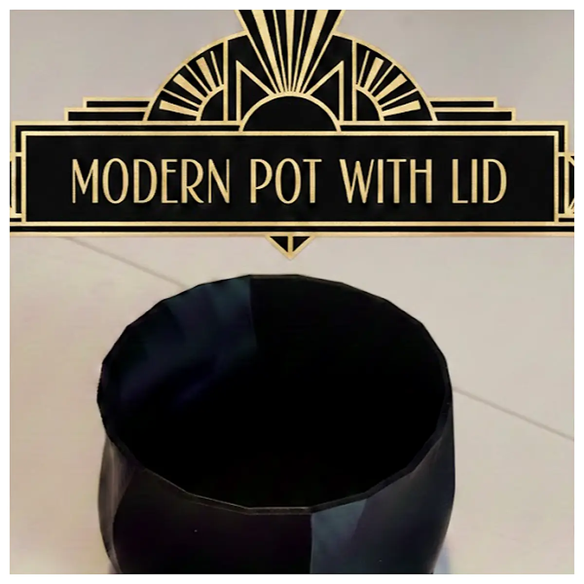 Modern Vase with Lid Ceramic Decorative Vase Home Decor Accent Vase Decorative Vase