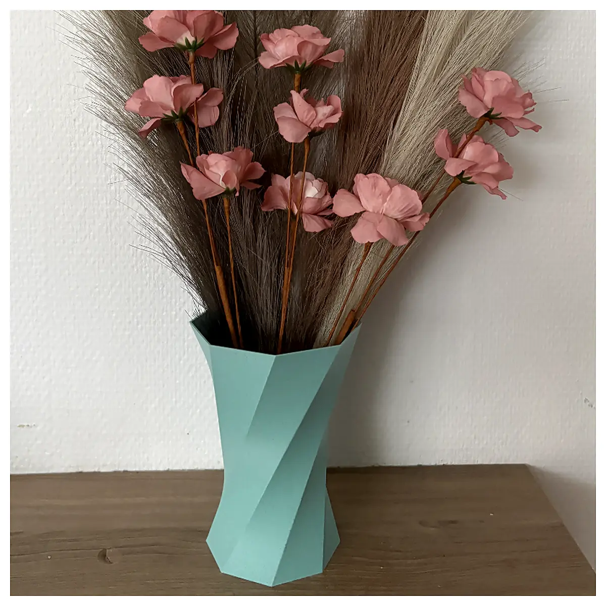 Vase 6 8 Angled Decorative Object Home Decor Parts Repair Replacement Modern