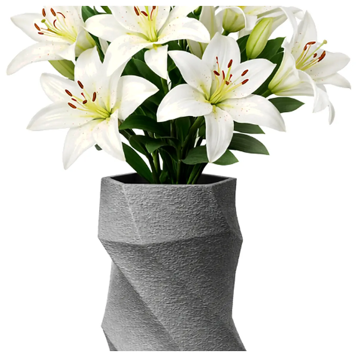 Sharp Edge Vase Decorative Item Home Art Supply Universal Parts Repair