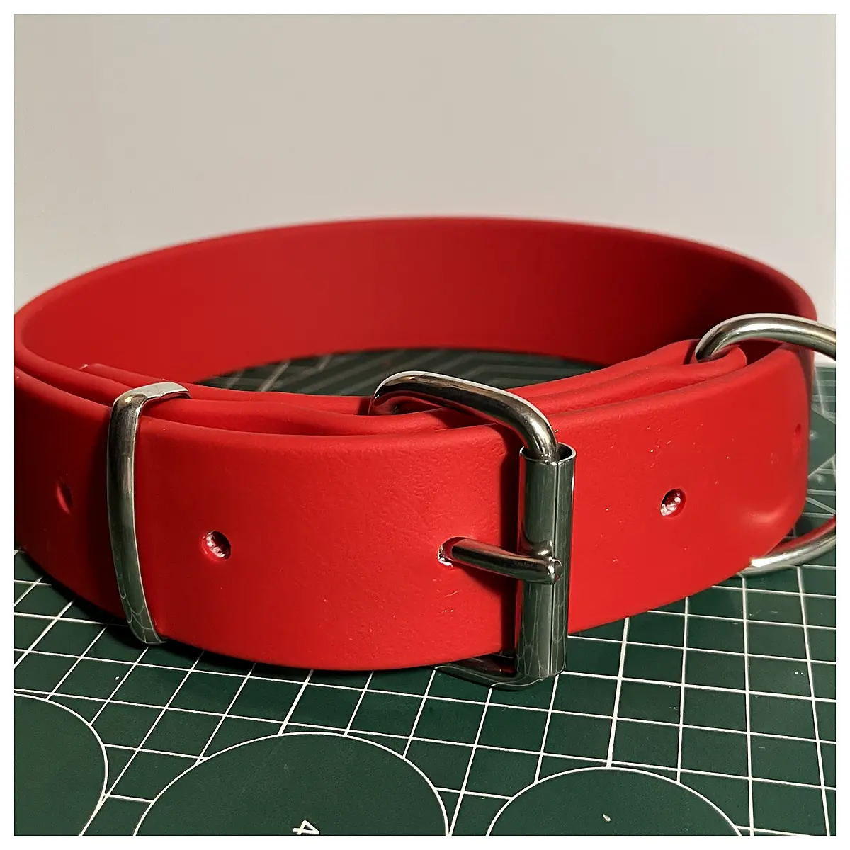 Biothane Leather Dog Collar 38mm Universal Pet Belt Dog Chain Repair Parts Replacement