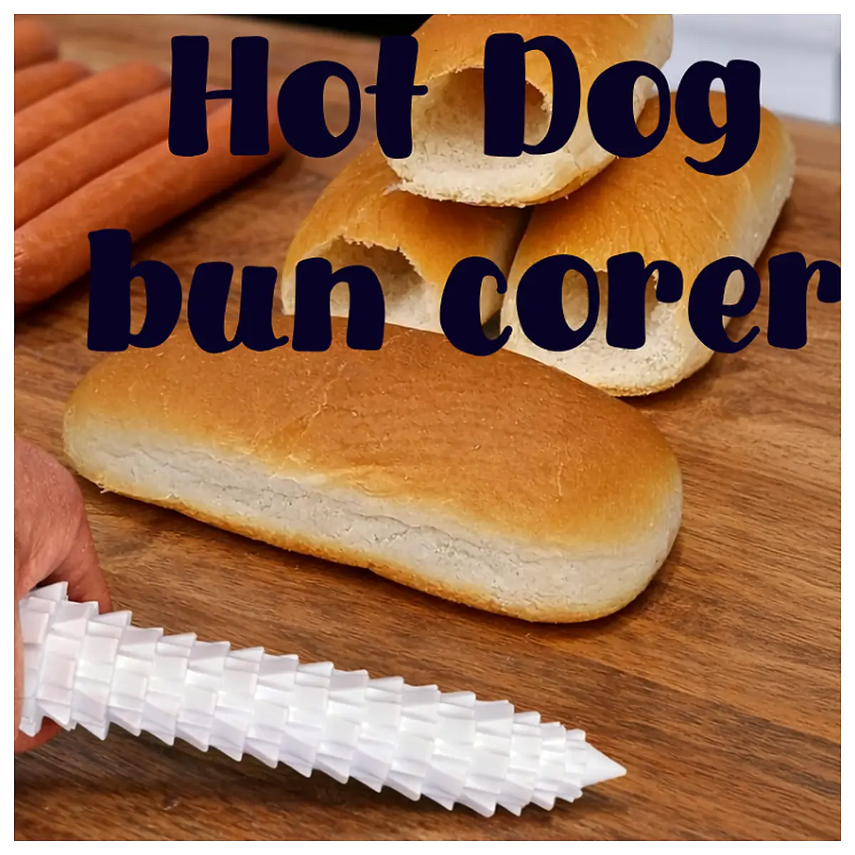 Hot Dog Bun Corer Universal Bread Cutter Sausage Rolls Tool Baking Accessories Doughnut Corer Kitchen Gadget