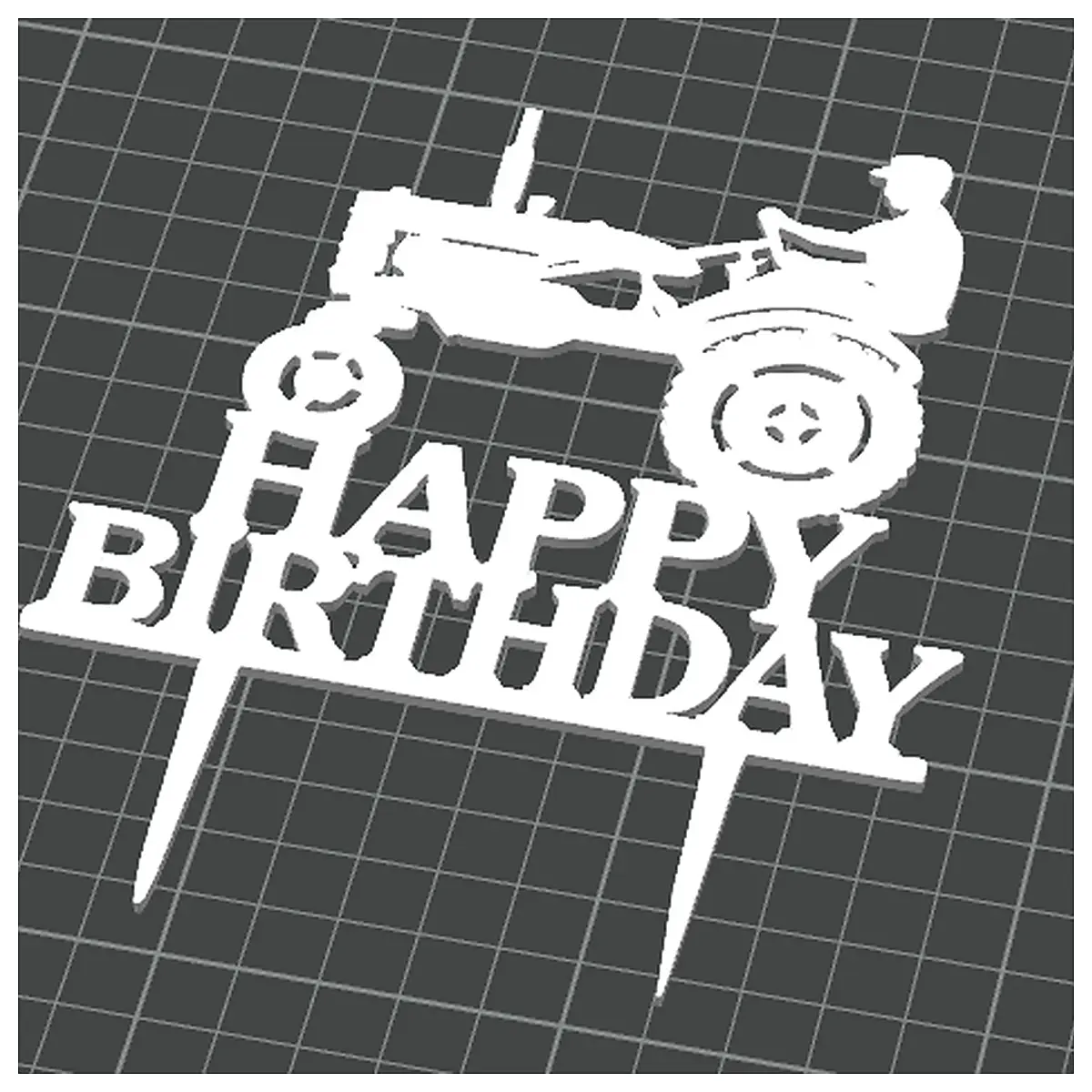 Birthday Cake Topper Farm Theme Rustic Decor Party Supplies Celebration Anniversary Gift 148 characters