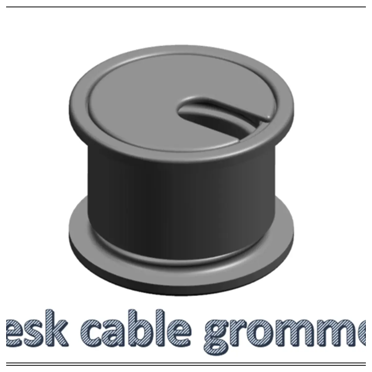 Cable Grommet with Lid Desk Hole Cover Protection Computer Accessories Universal Mount Cable Management