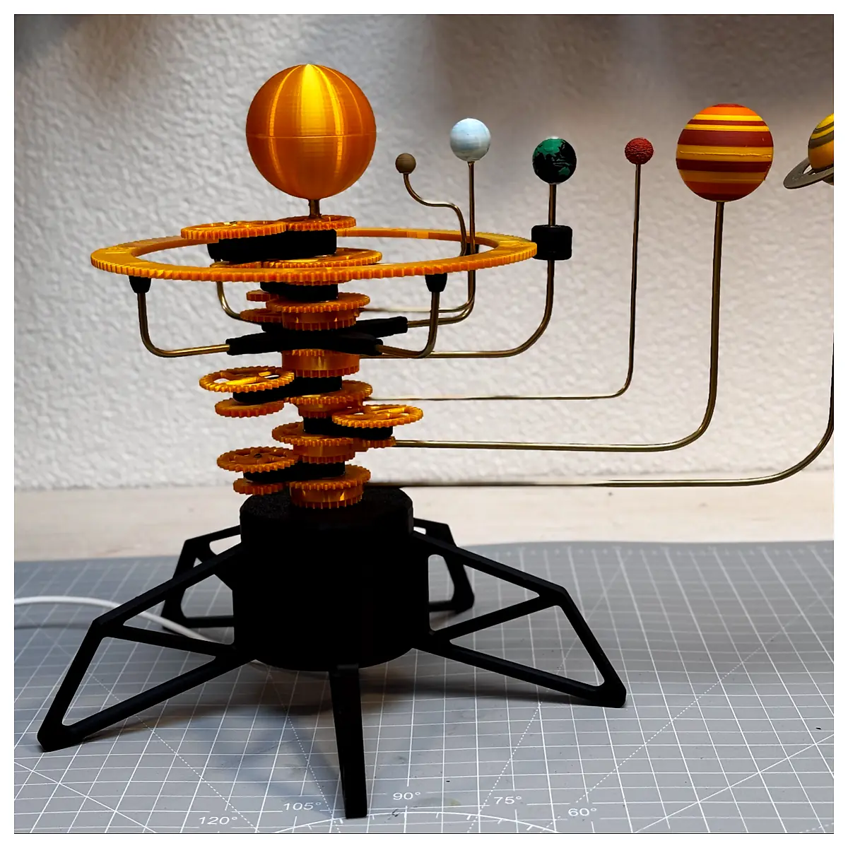 Solar System Model Orrery 999 Accuracy Planetary Motion Display Educational Decor Parts Repair