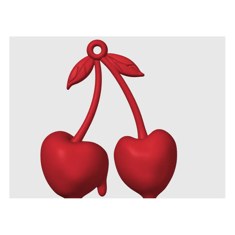 Cherry Keychain Charm Keyring Decorative Accessory Mobile Phone Holder Memorial Gift Wholesale Retail
