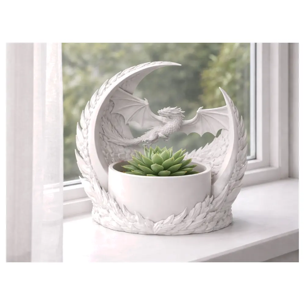Dragon Moon Planter Multi Plant Pot Indoor Plants Garden Decor Green Plants Flower Pot Planters