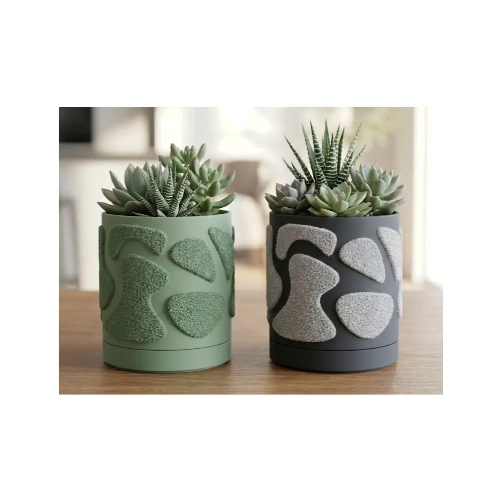 Self Draining Planter Pot Automatic Watering Indoor Garden Succulents Decorative Planters