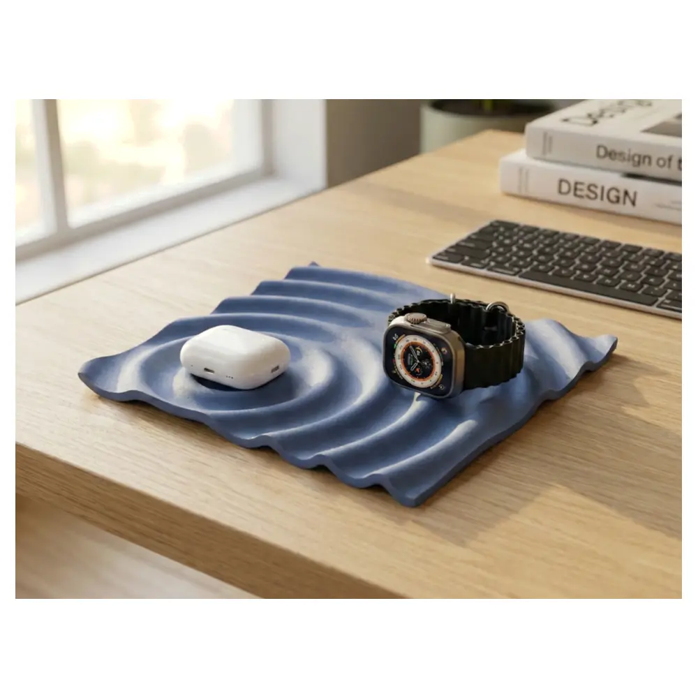 Modern Ripple Tray Catch Tray Decorative Tray Accent Tray Storage Tray Home Decor Parts Repair