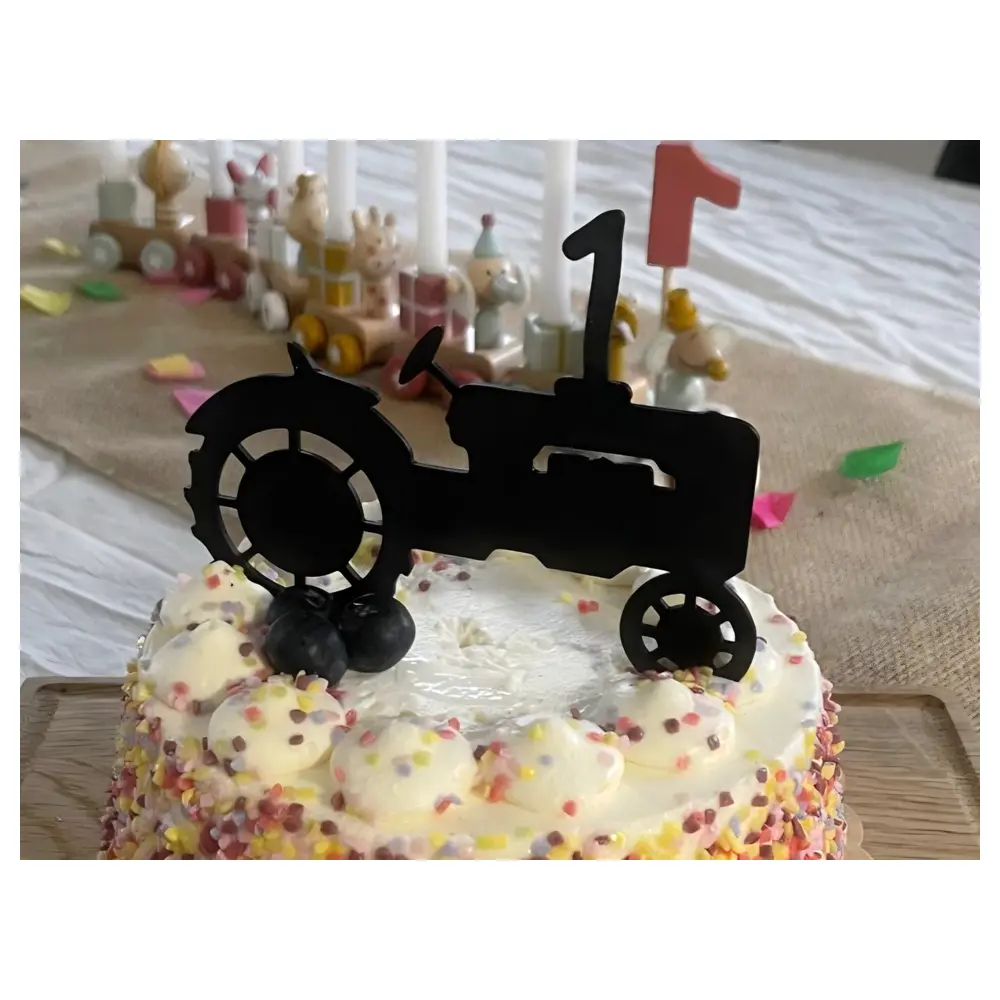 Tractor Birthday Cake Topper 1 9 Plates 33 Min Parts Universal Repair Decorations