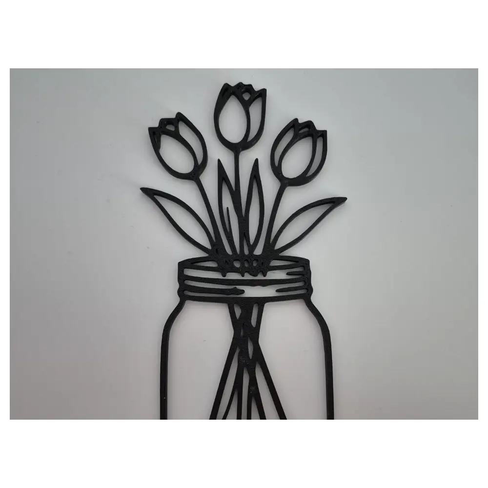 2D Flower Wall Decor Stickers Cartoon Wallpaper Wall Art Decorative Panels Floral Design Home Decor