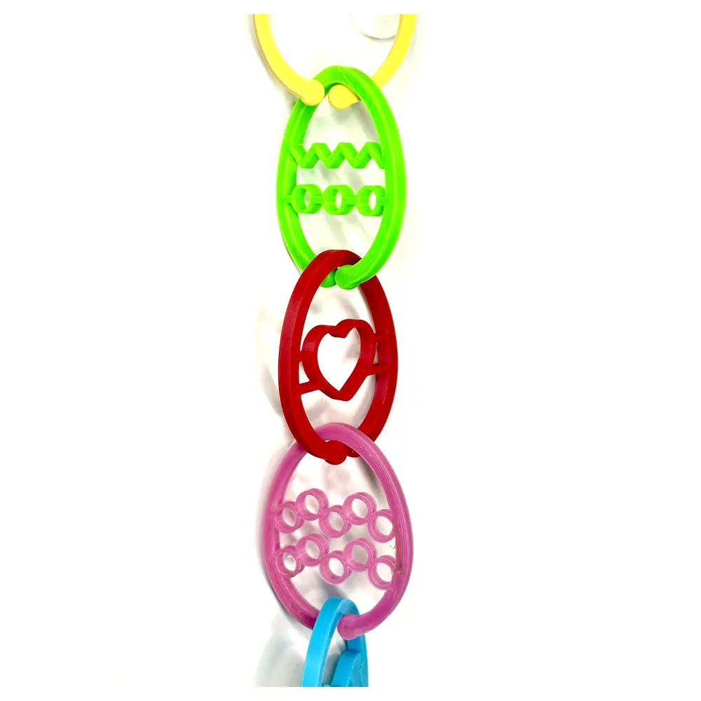 Easter Egg Garland Chain Decor Festive Christmas Garland String Lights Holiday Decoration Craft Supplies