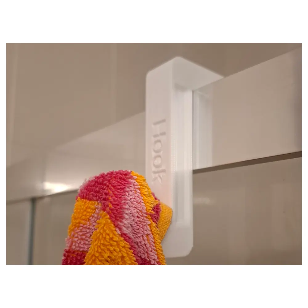 Shower Towel Hook Holder Wall Mounted Bathroom Accessories Drying Rack Shelf Storage Multi Function