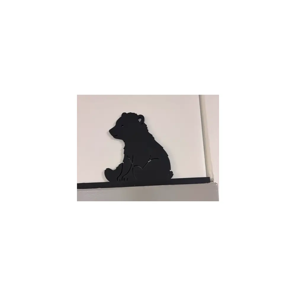 Polar Bear Cub Decor Wall Art Cute Animal Hanging Ornament Room Decoration Bear Plush Toy Gift