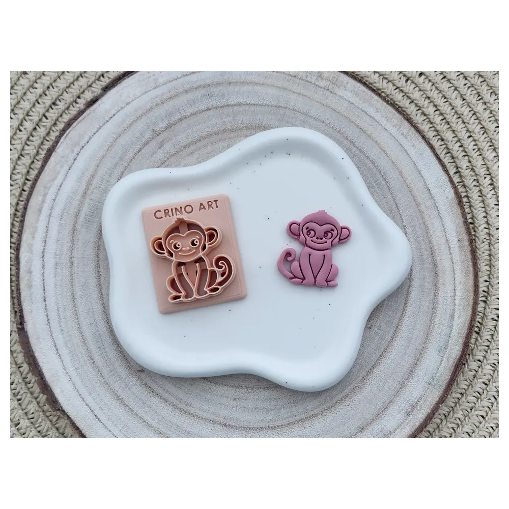 Monkey Earring Cutter Polymer Clay Tool Variety Shapes Accessories DIY Crafting Earring Making Supplies