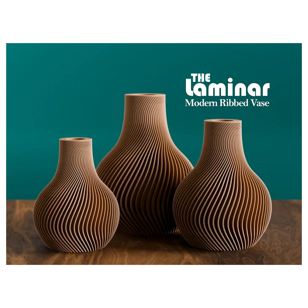 Modern Wavy Vase Decor Styling Creative Home Decoration Universal Parts Repair