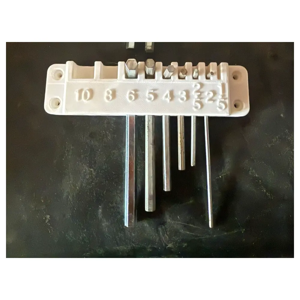 Allen Key Organizer Tool Storage System Repair Parts DIY Tools