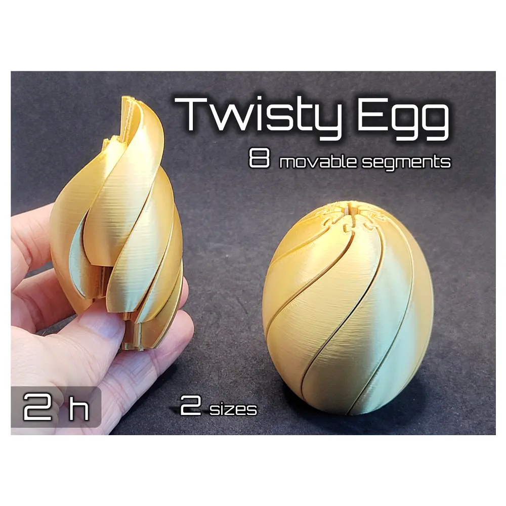 Twisty Egg Puzzle Toy Twist Egg Shell Challenge Brain Teaser Kids Fun Educational Toys