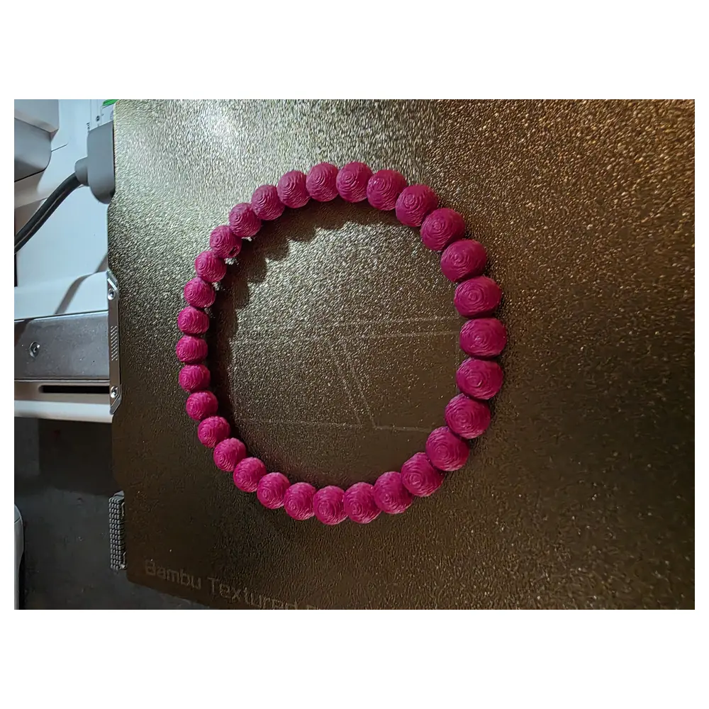 Beaded Wreath Handmade Decoration Festive Gift Floral Accessories Ring Decor